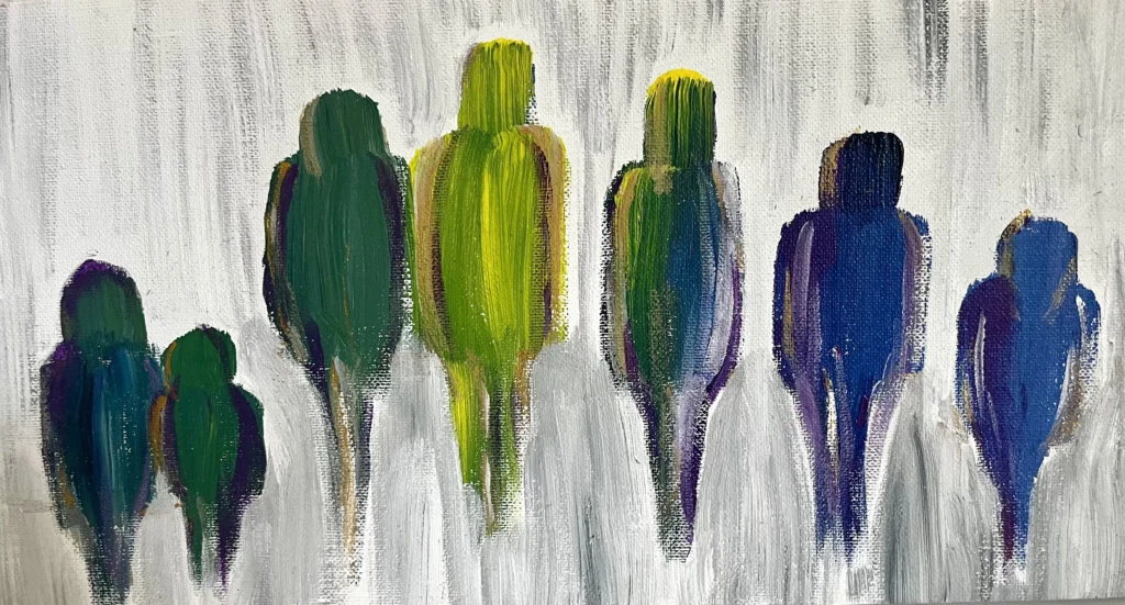 Mennesker eller måske papegøjer???