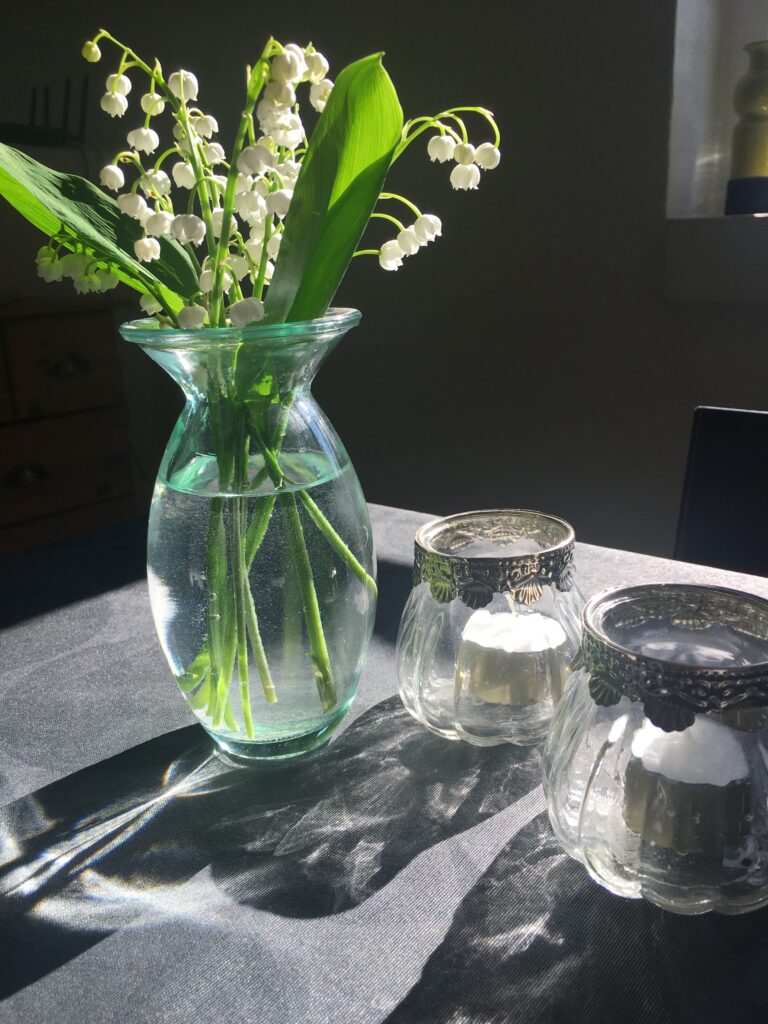 Lyset spiller i glasset